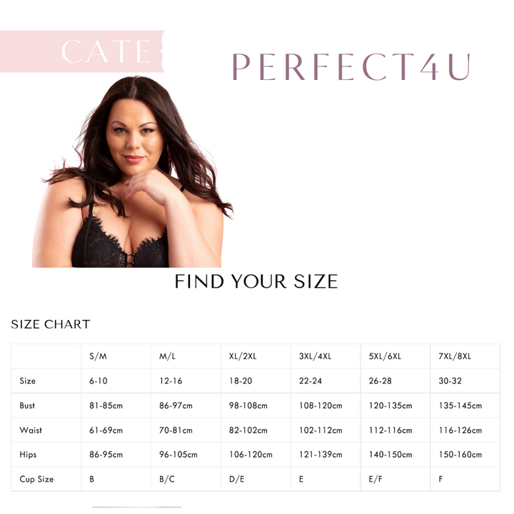 Cate Plus Size Double Layer Lace Nightie